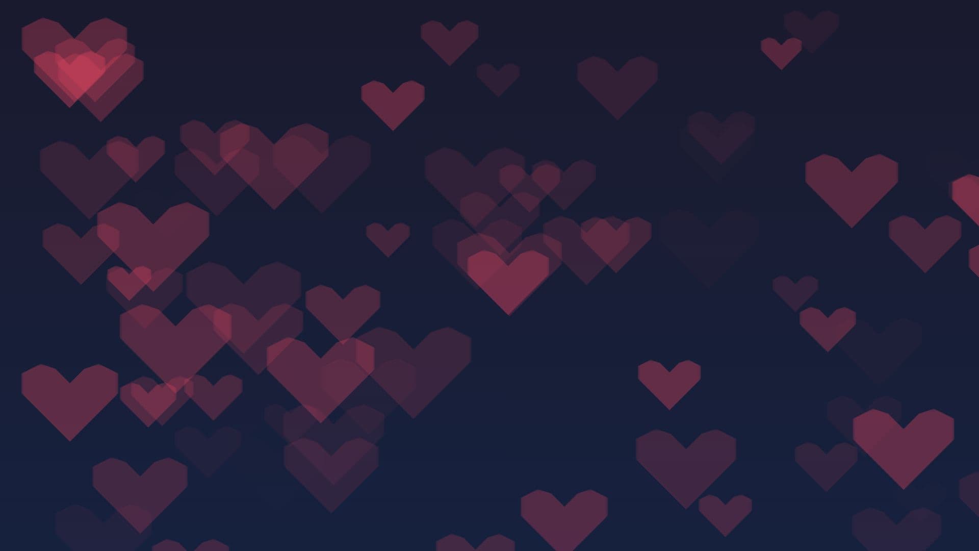 blue glow pulse landscape loop video background preview