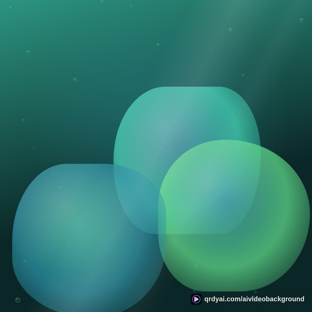 liquid bubble float square loop video background preview