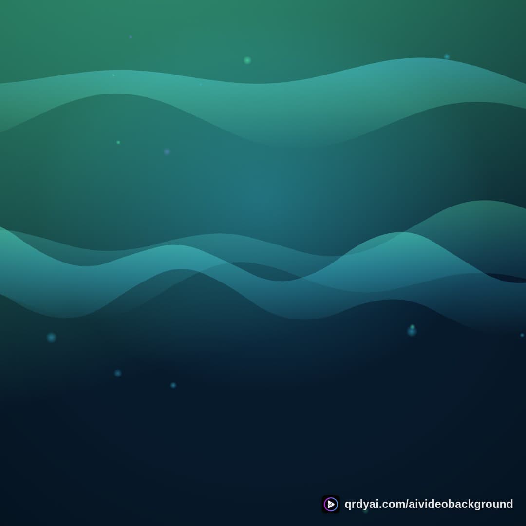 aurora breath square loop video background preview