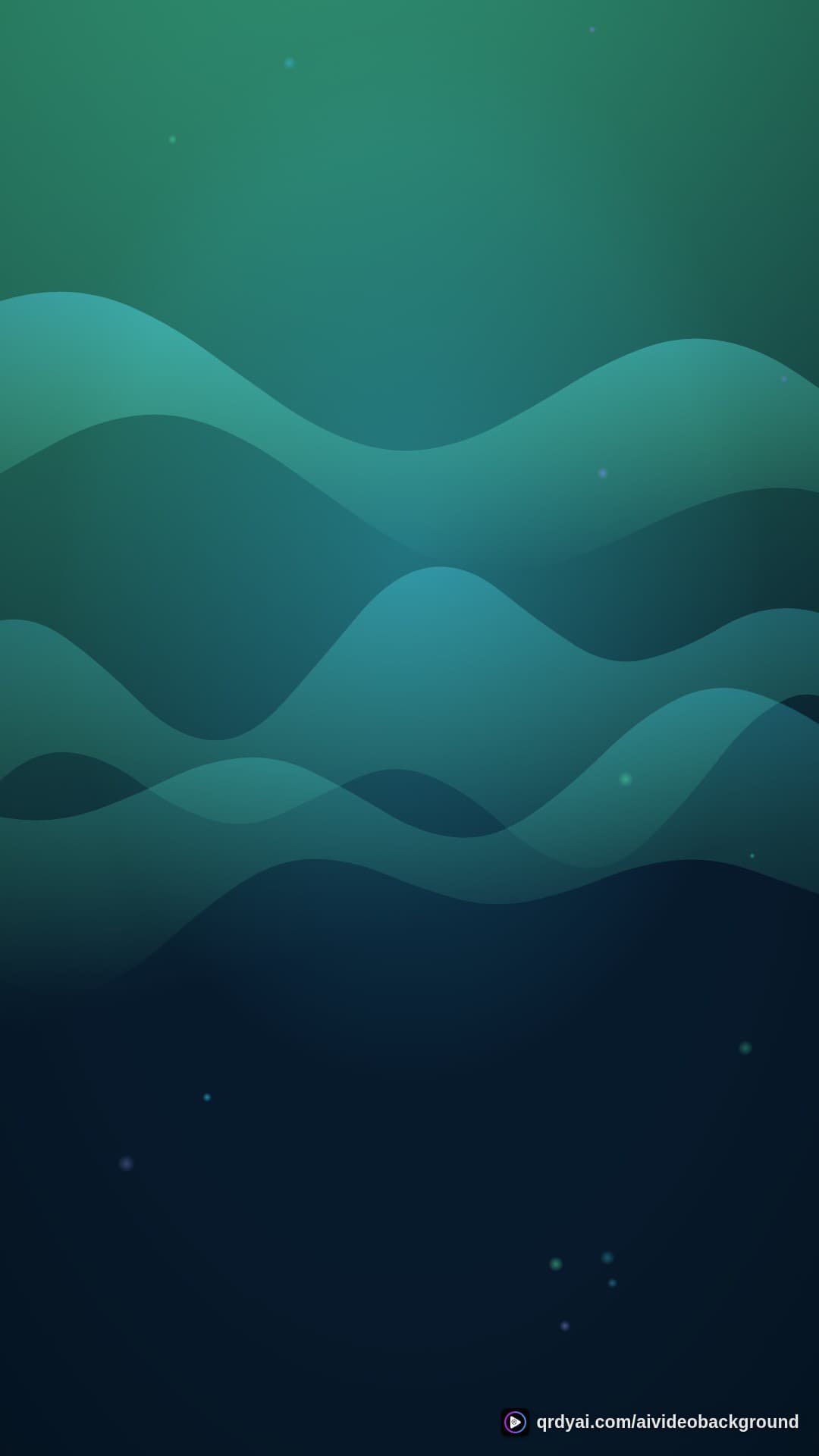 aurora breath portrait loop video background preview