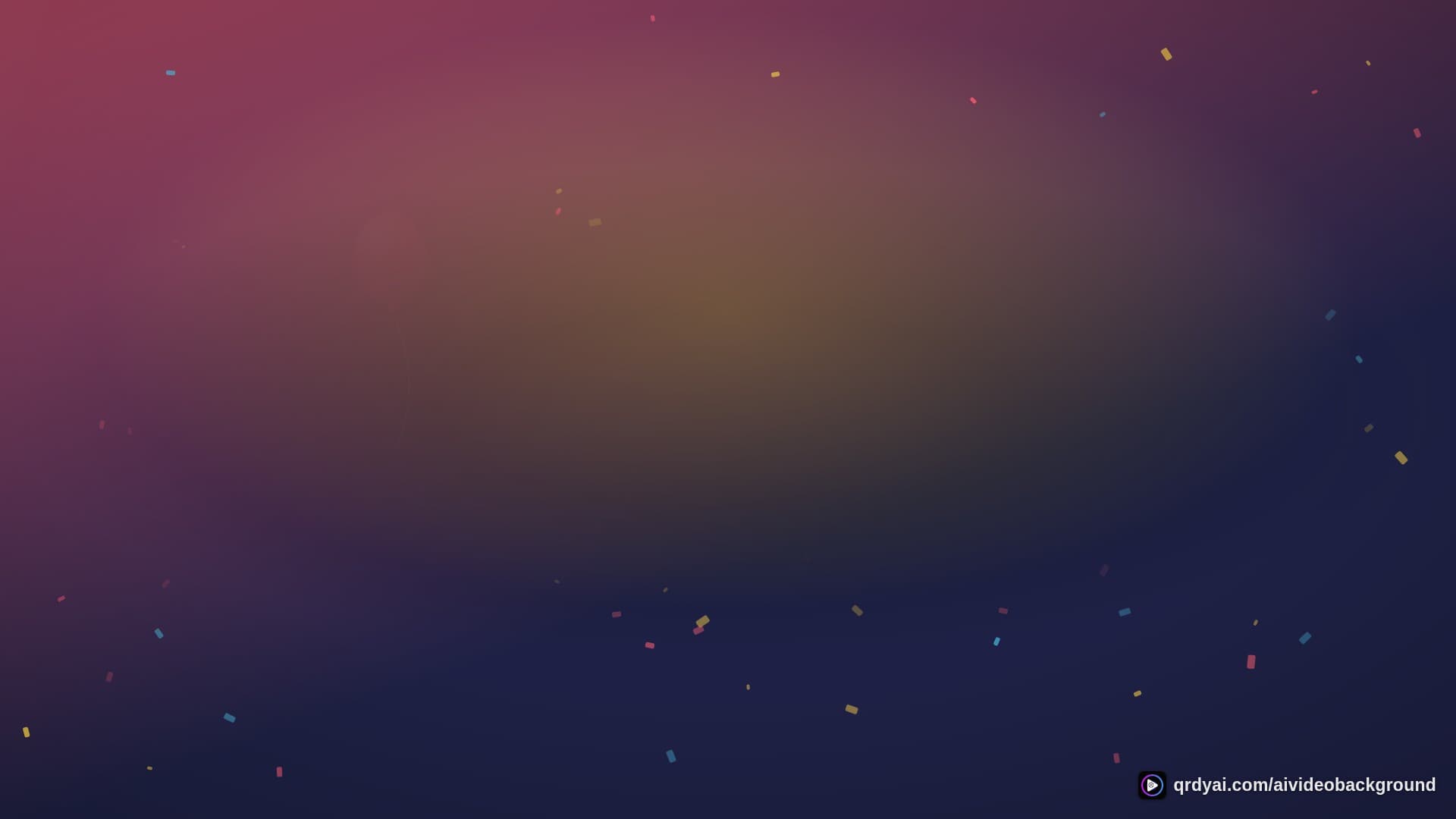 confetti party landscape loop video background preview