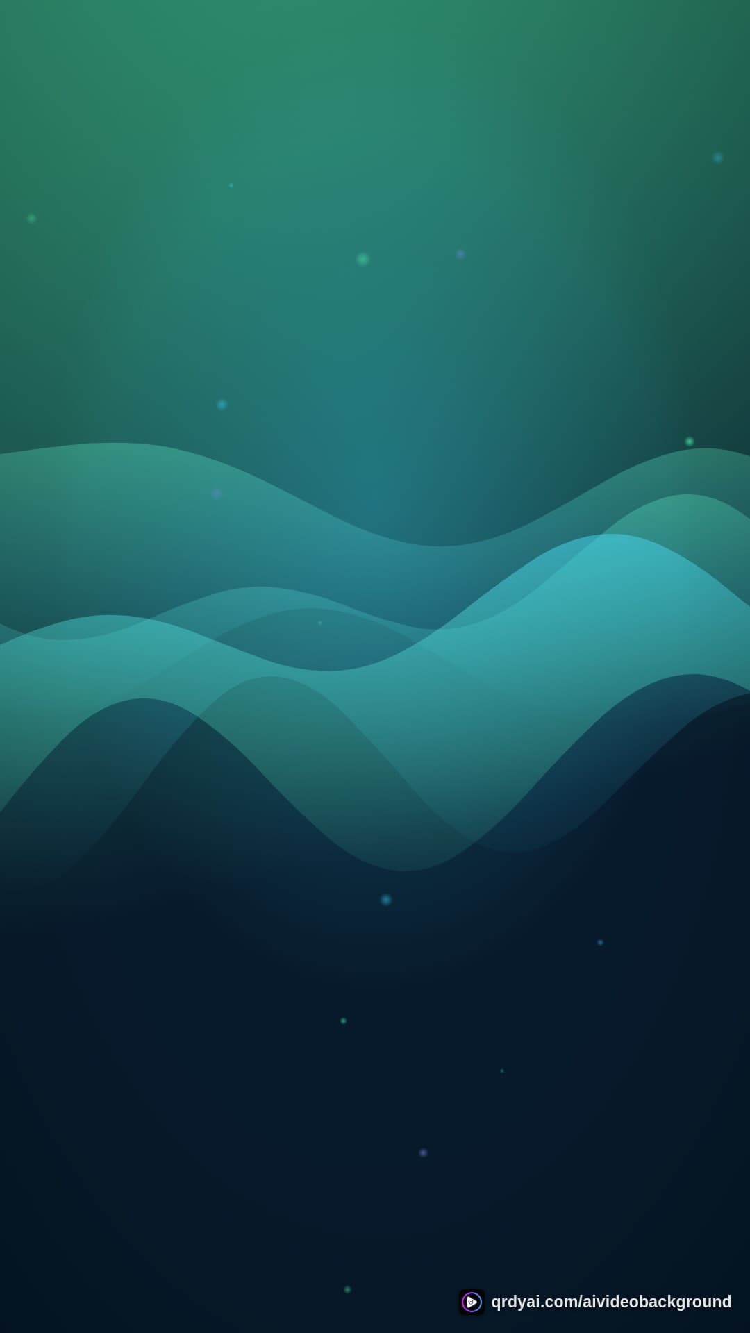 aurora breath portrait loop video background preview