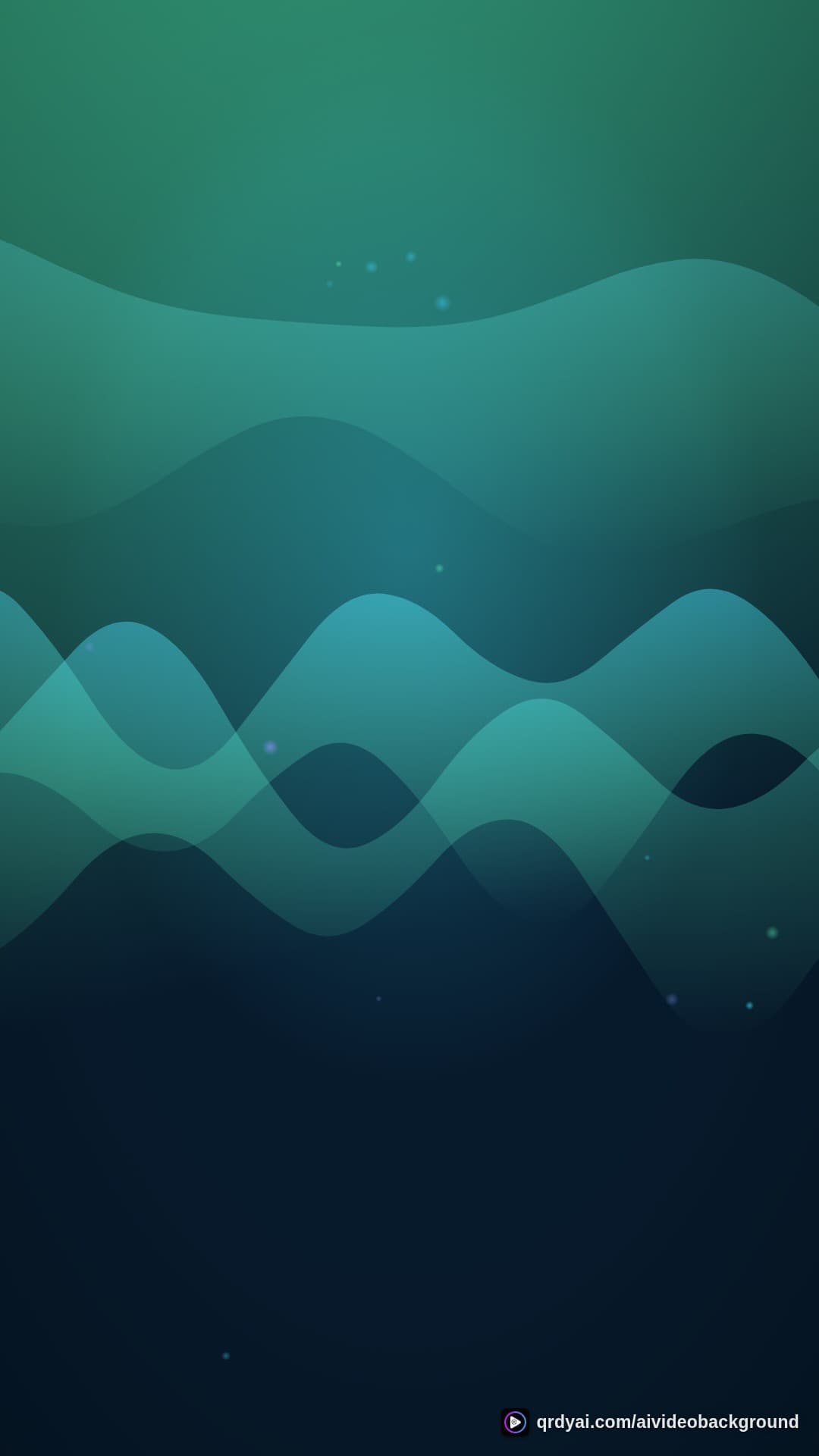 aurora breath portrait loop video background preview