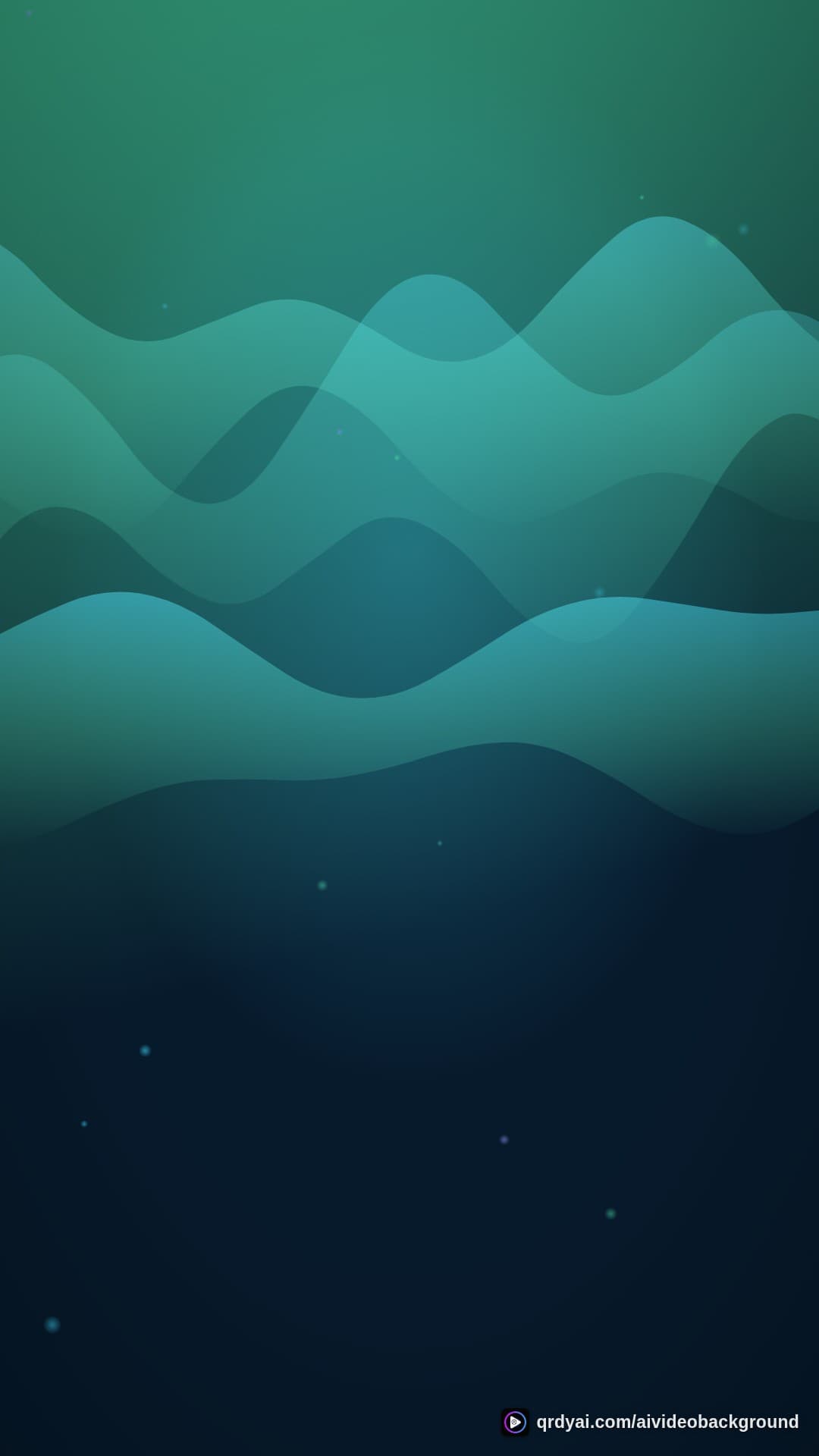 aurora breath portrait loop video background preview