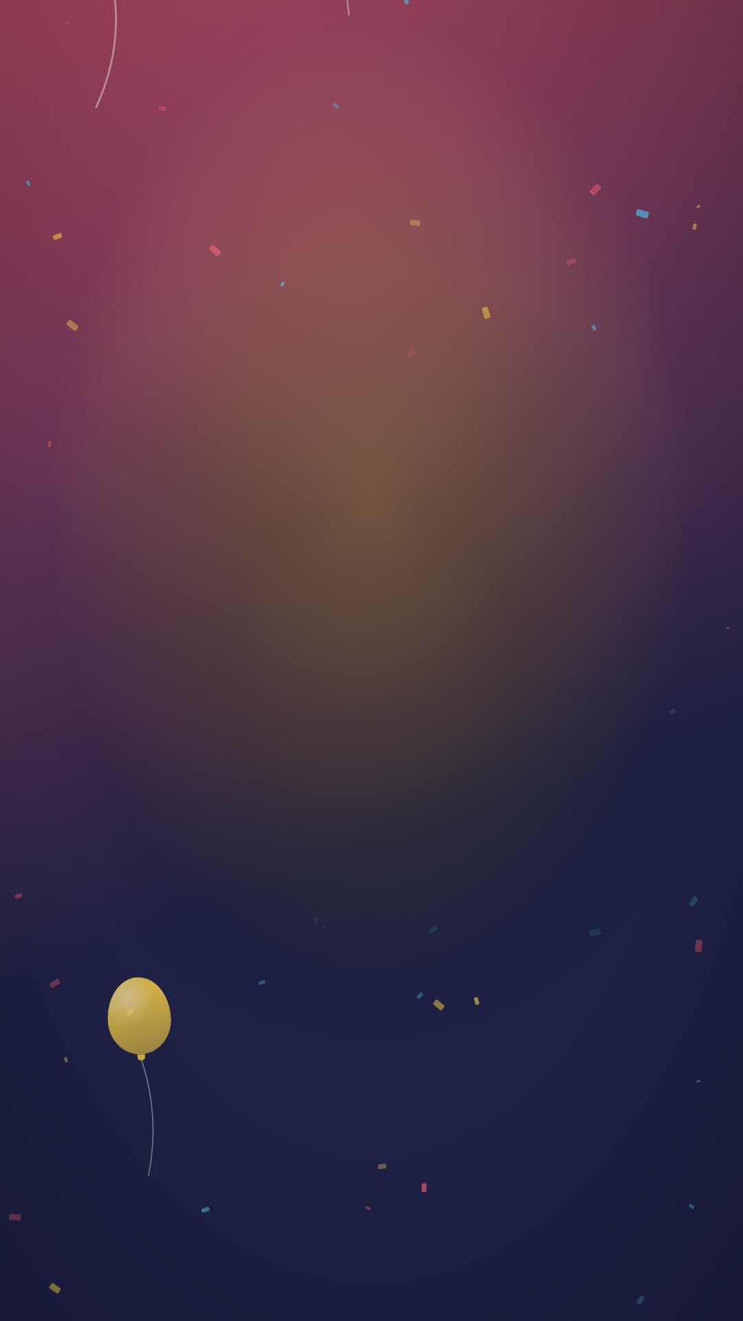 confetti party portrait loop video background preview