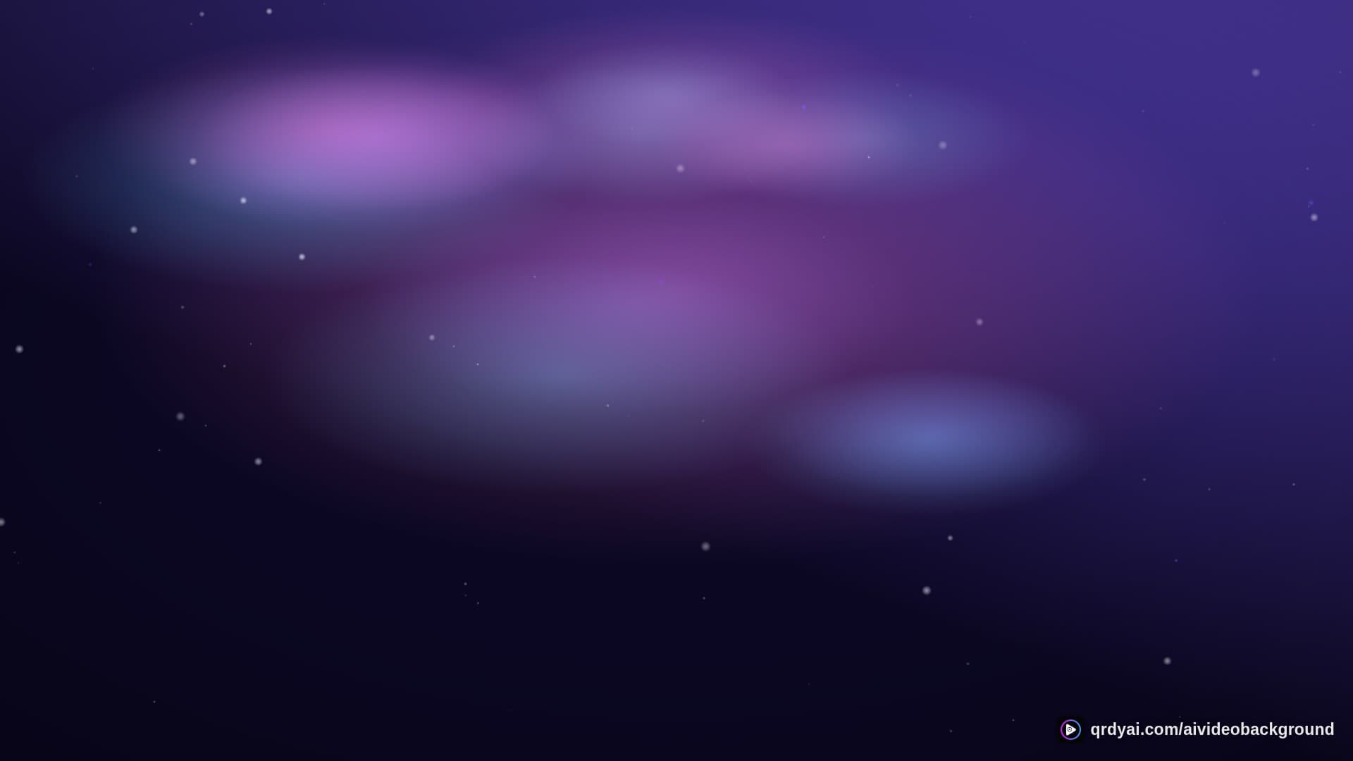 cosmos drift landscape loop video background preview