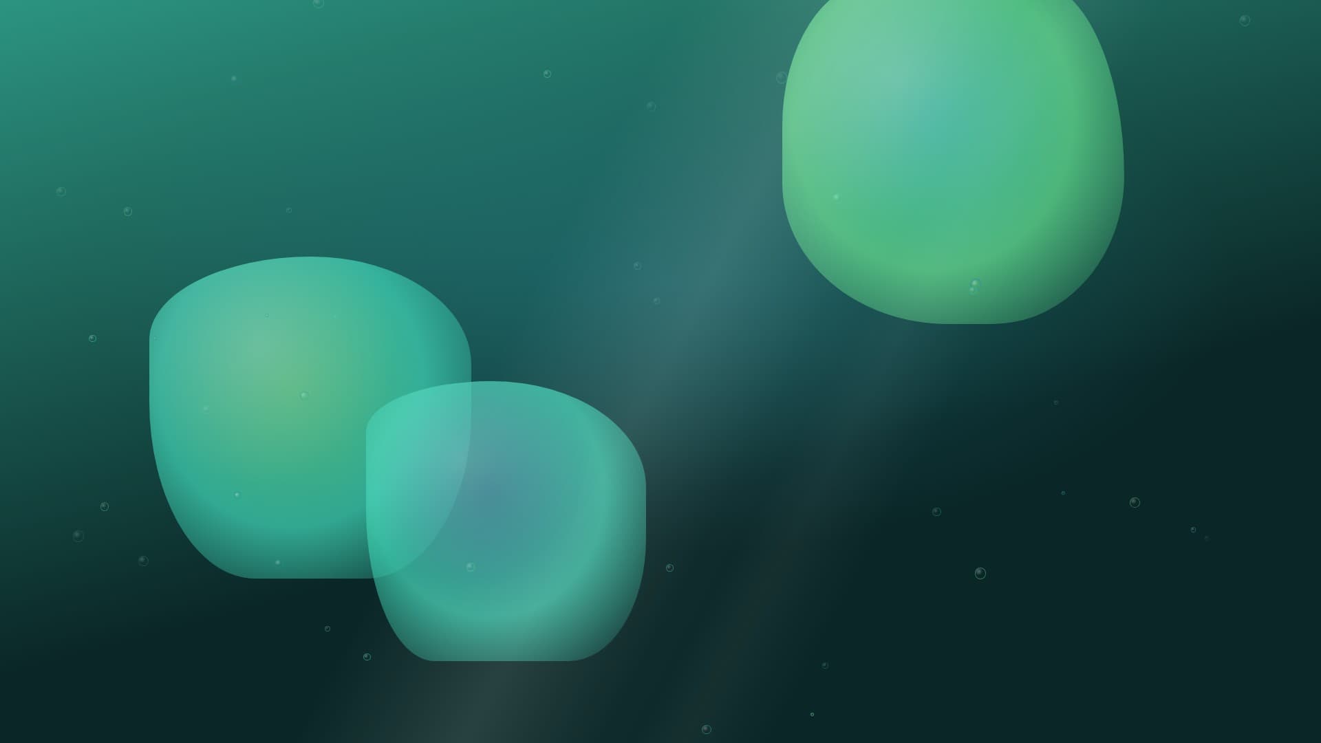 liquid bubble float landscape loop video background preview