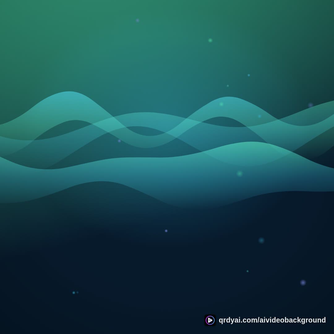 aurora breath square loop video background preview