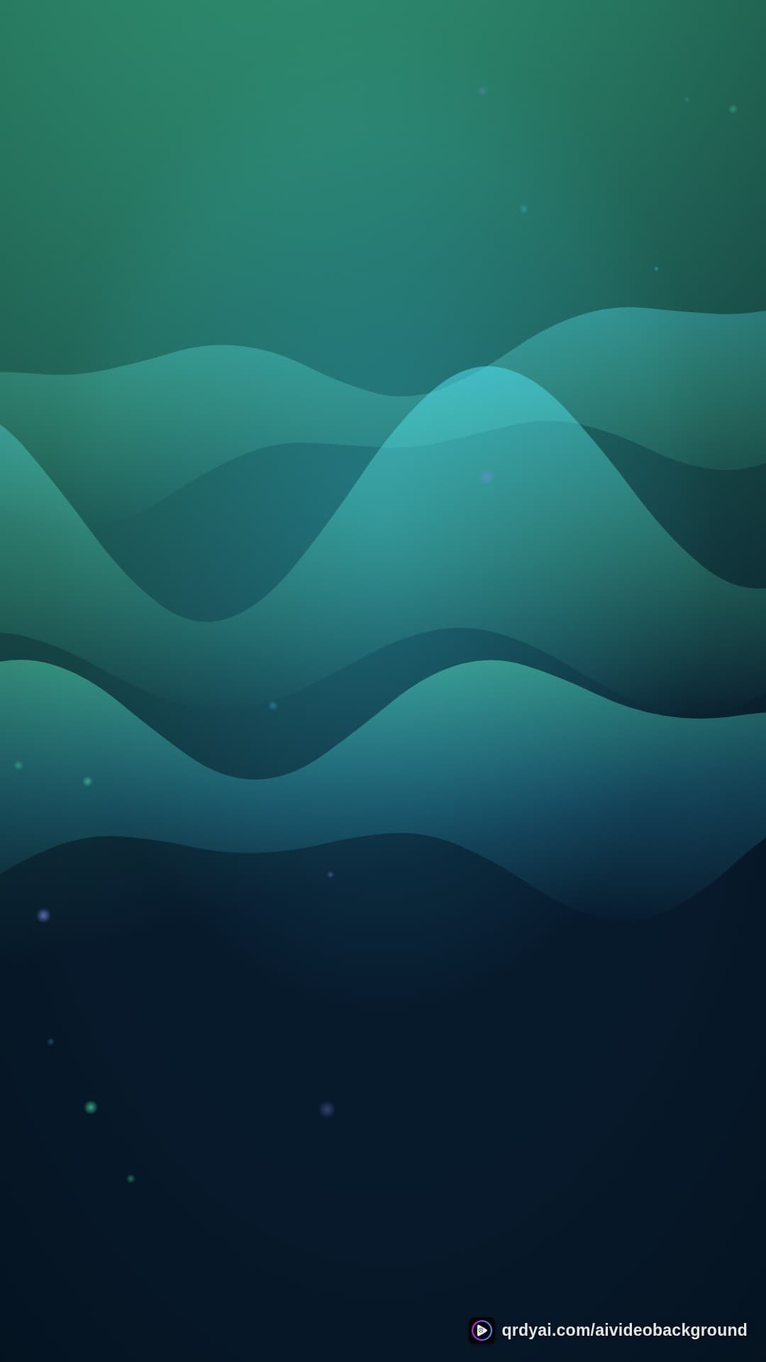 aurora breath portrait loop video background preview