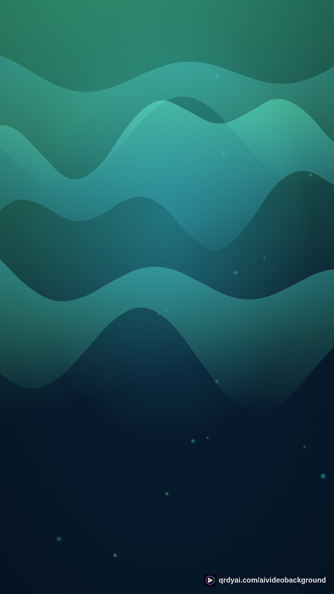 aurora breath portrait loop video background preview