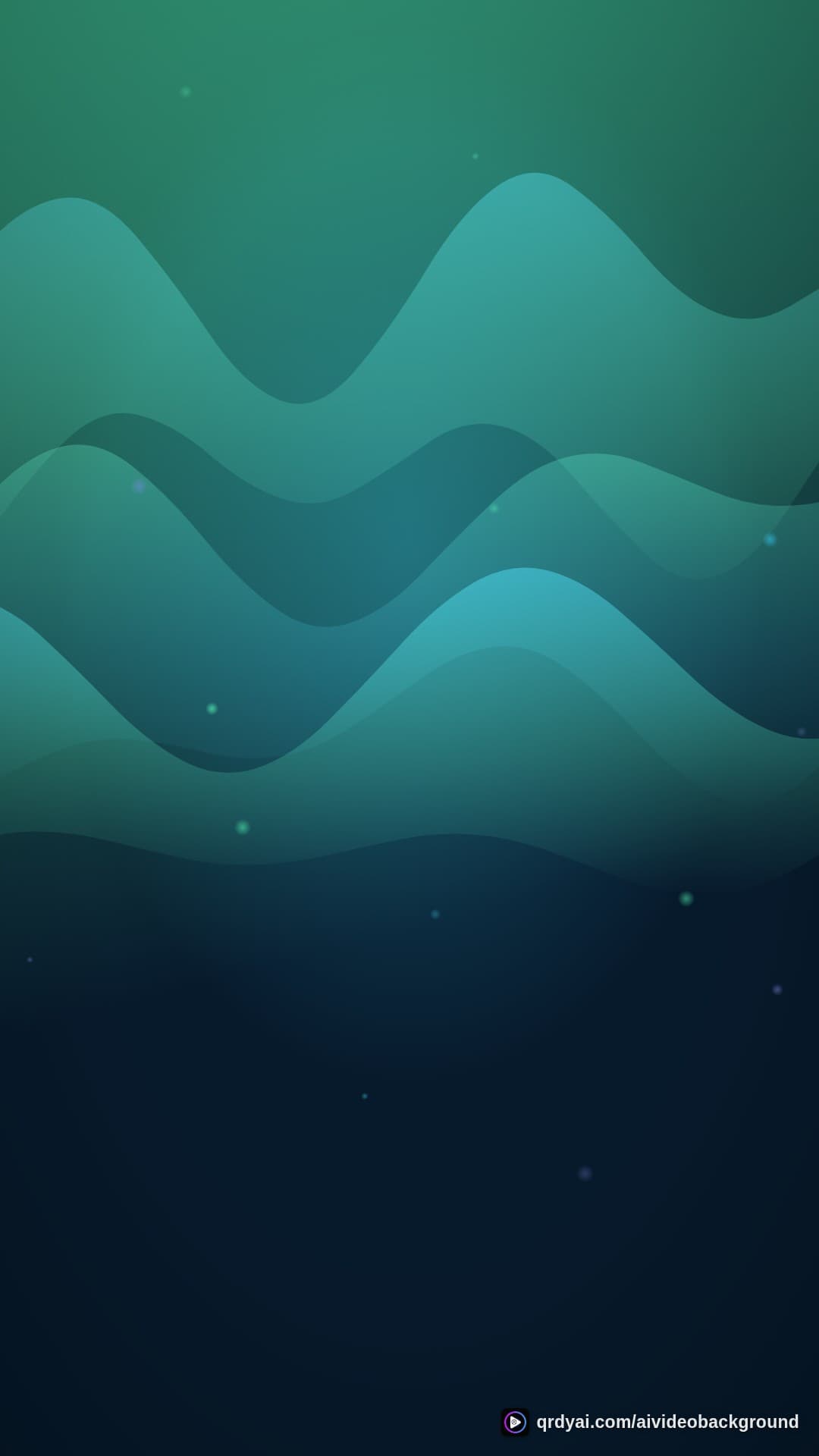aurora breath portrait loop video background preview