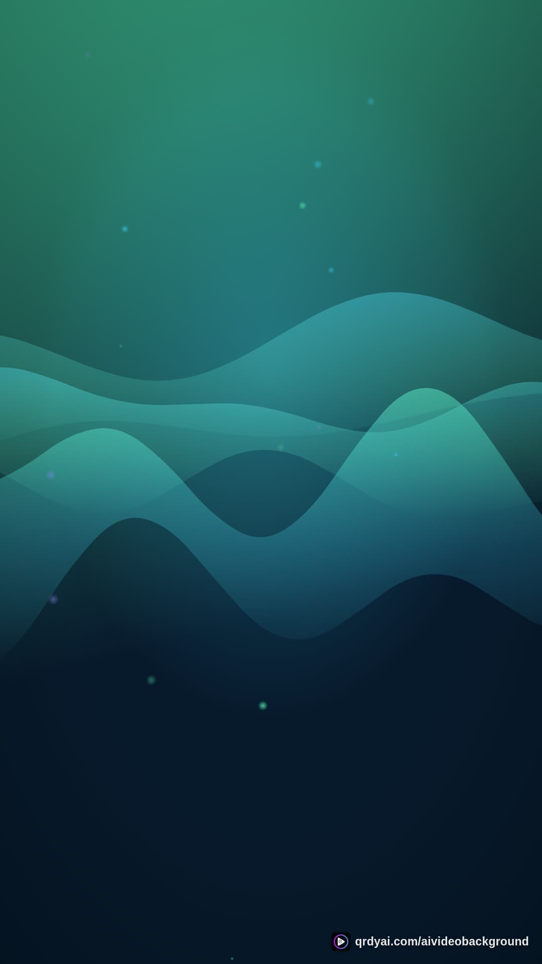 aurora breath portrait loop video background preview