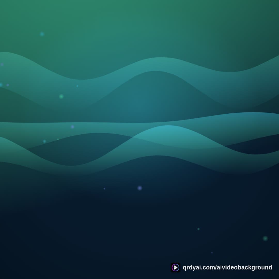 aurora breath square loop video background preview