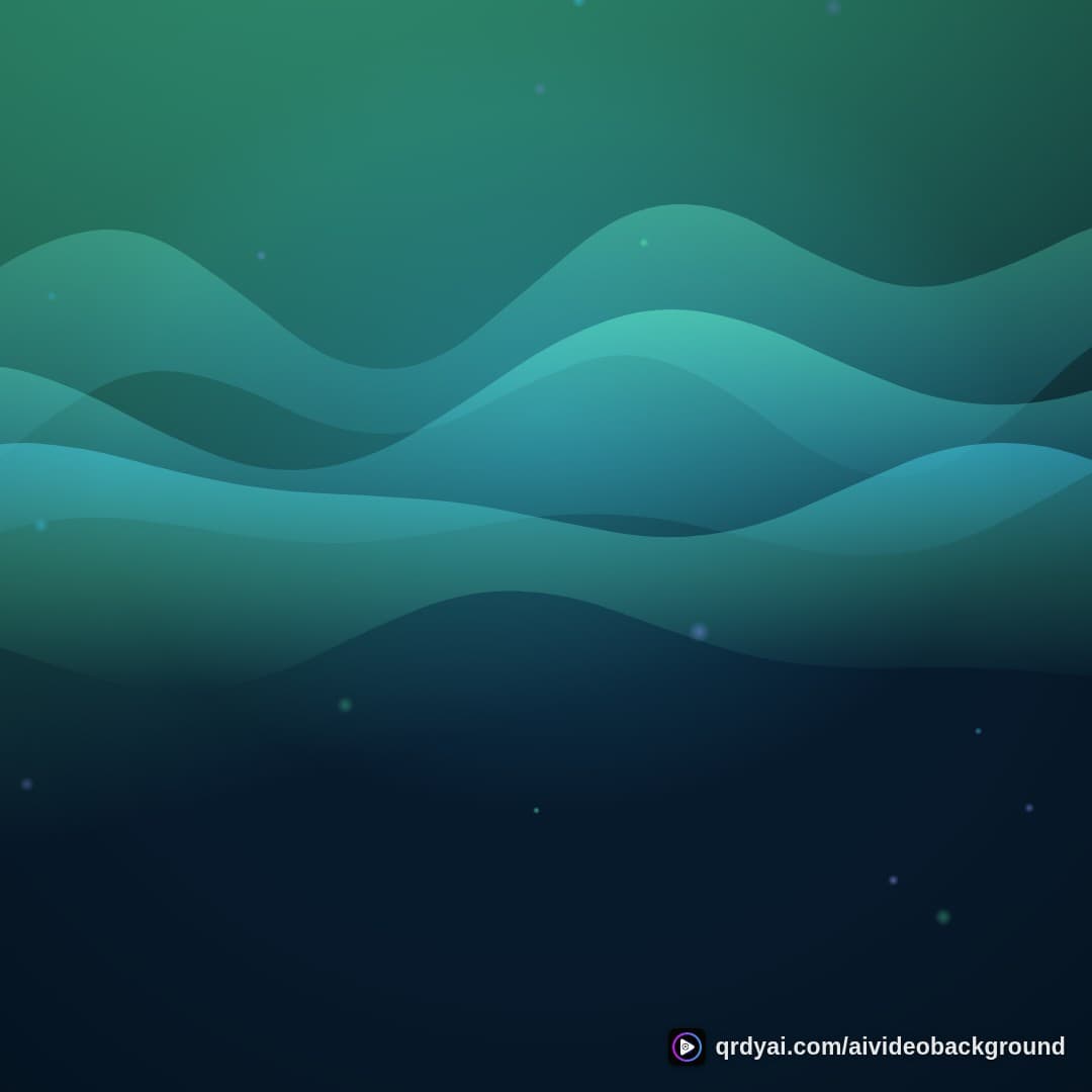 aurora breath square loop video background preview