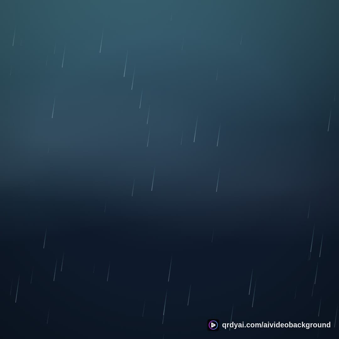 weather blue rain square loop video background preview