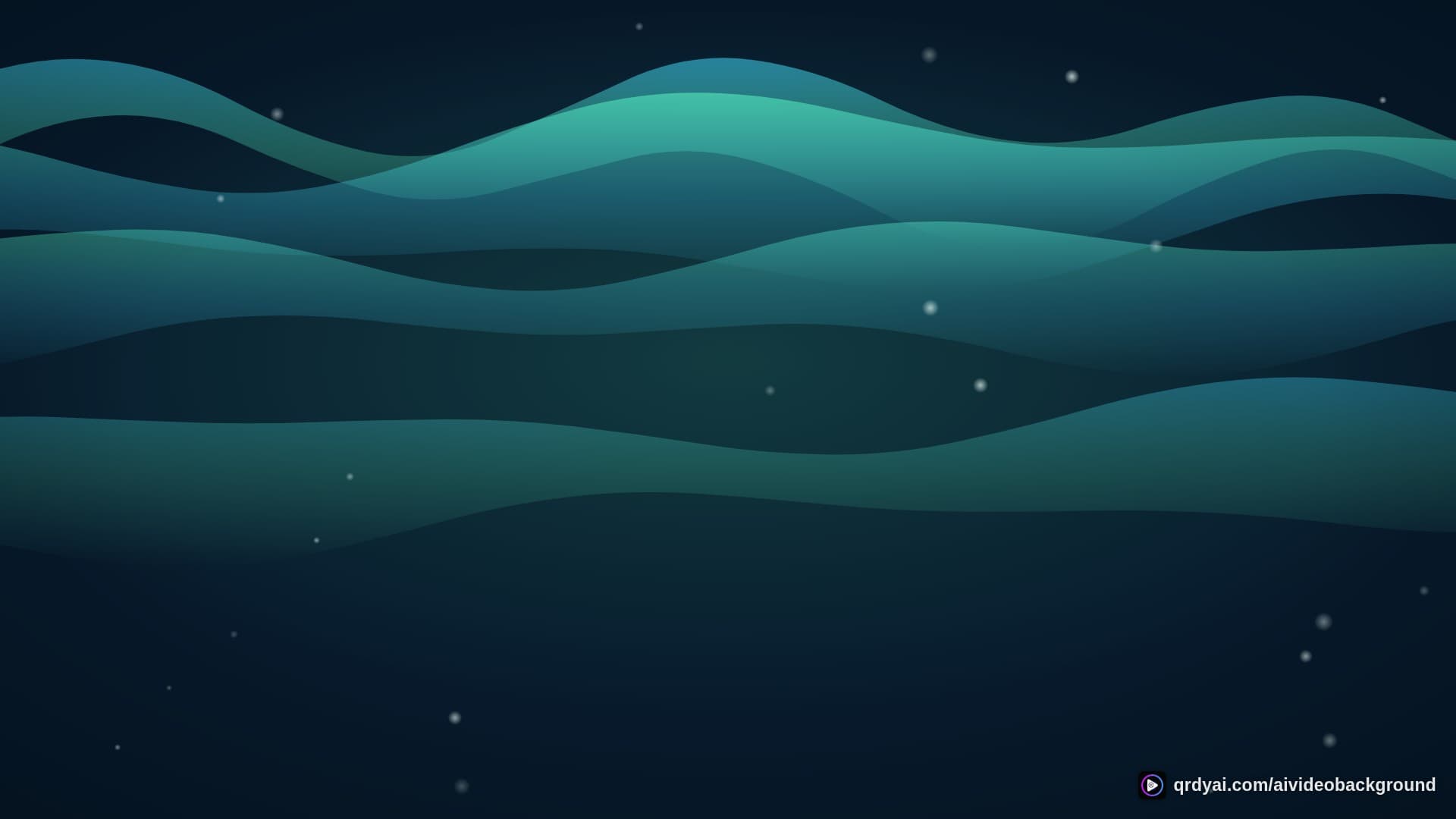 aurora polar night landscape loop video background preview
