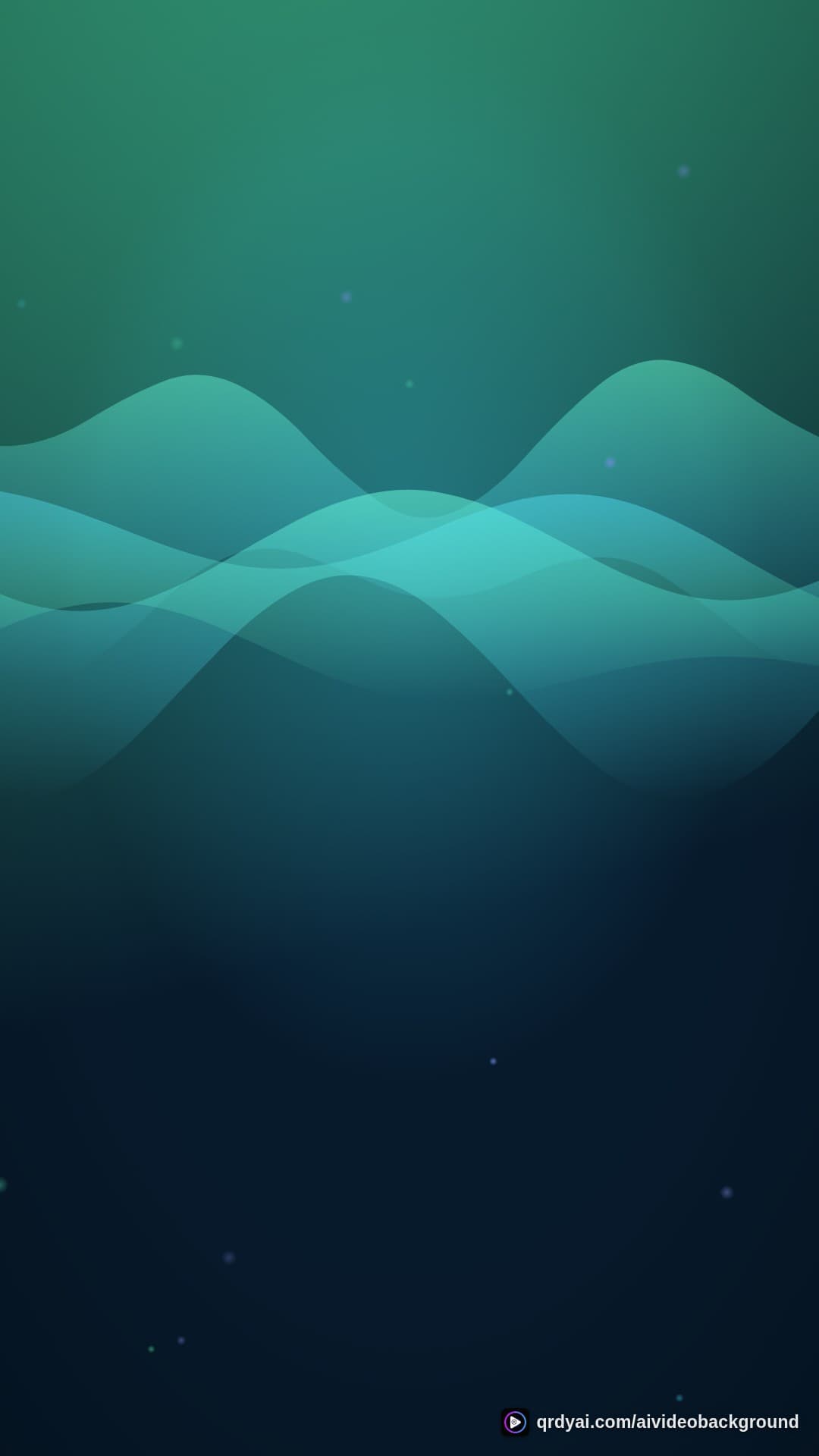 aurora breath portrait loop video background preview