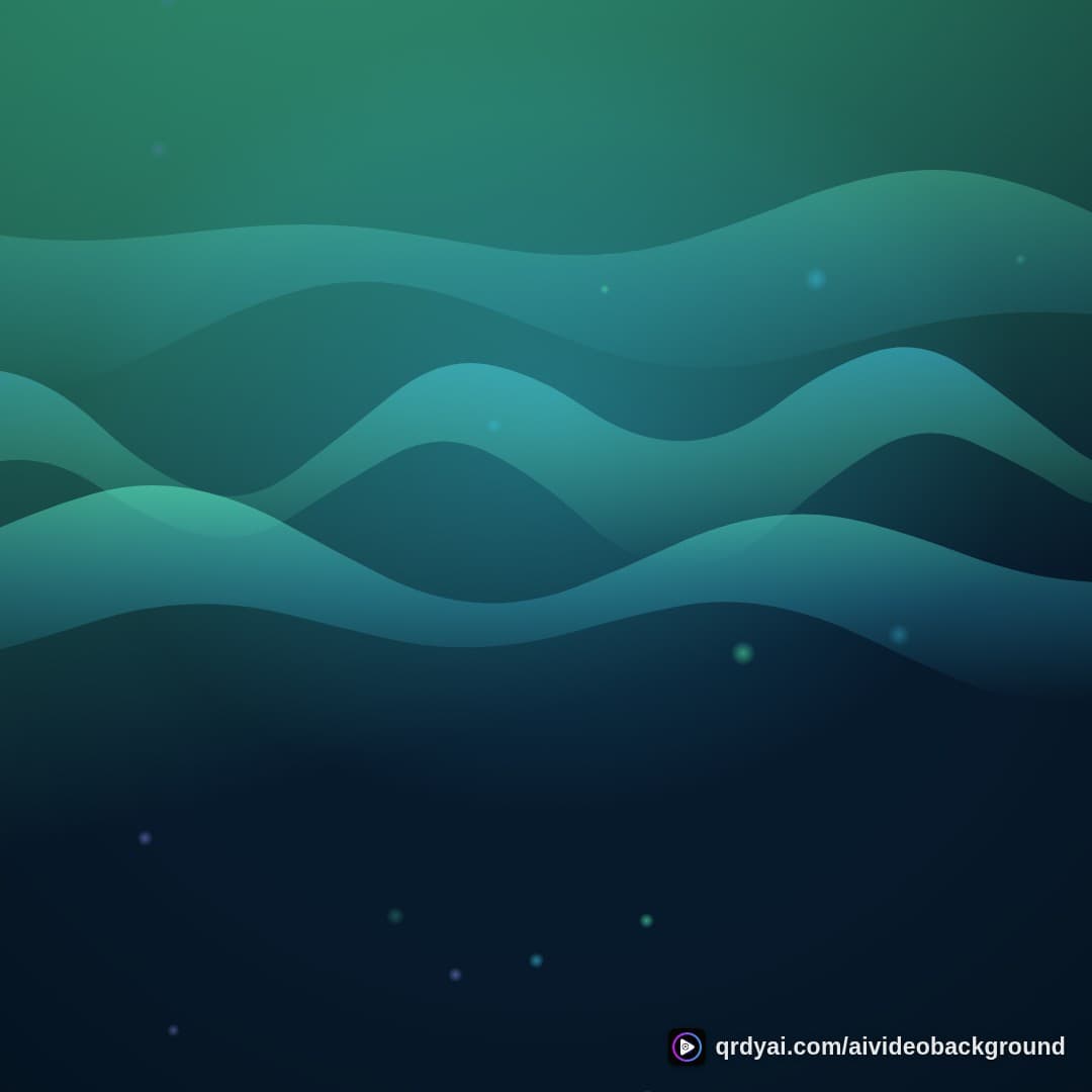 aurora breath square loop video background preview