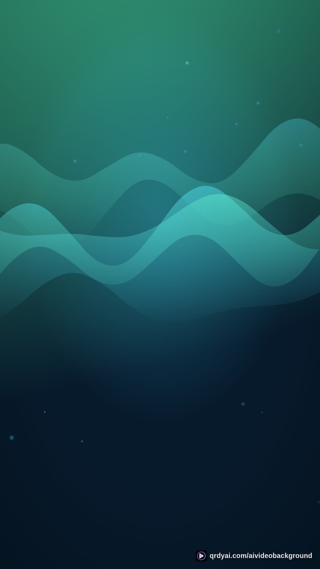 aurora breath portrait loop video background preview