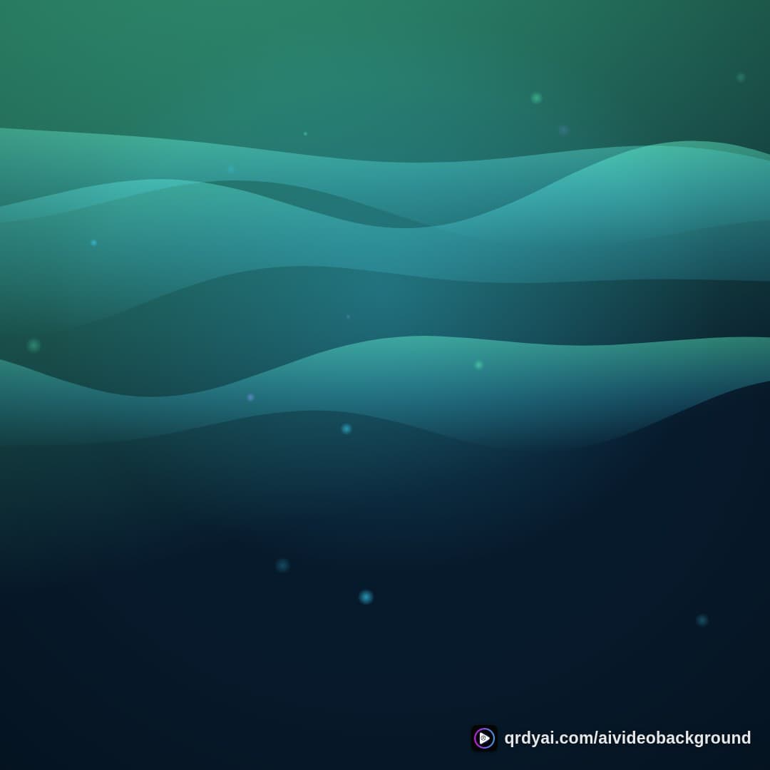aurora breath square loop video background preview