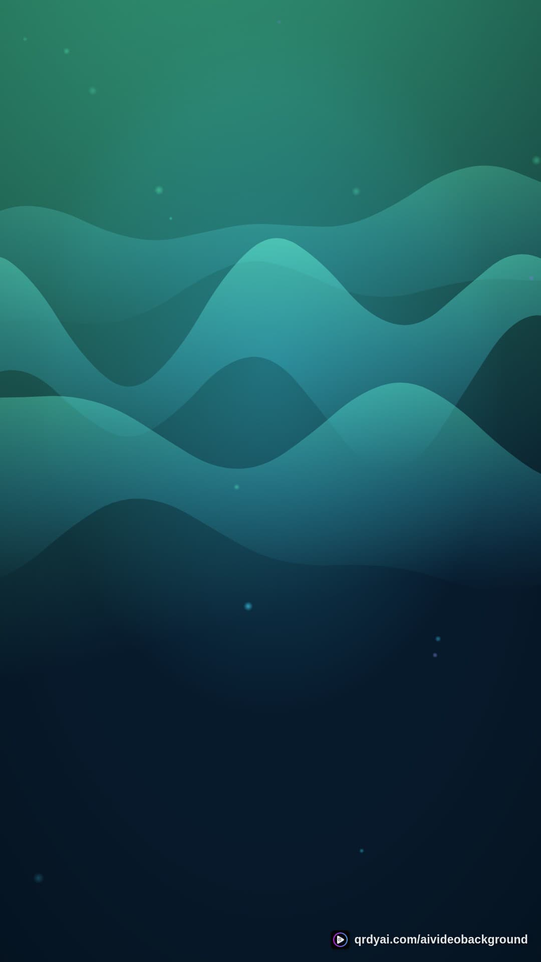 aurora breath portrait loop video background preview