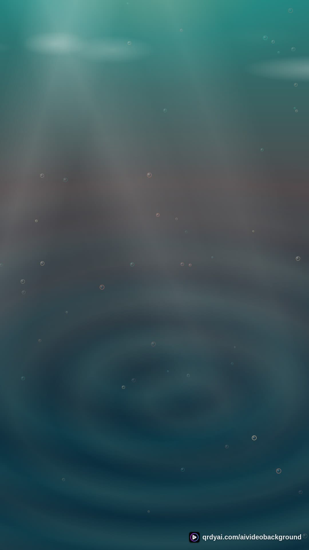 ocean full dive portrait loop video background preview