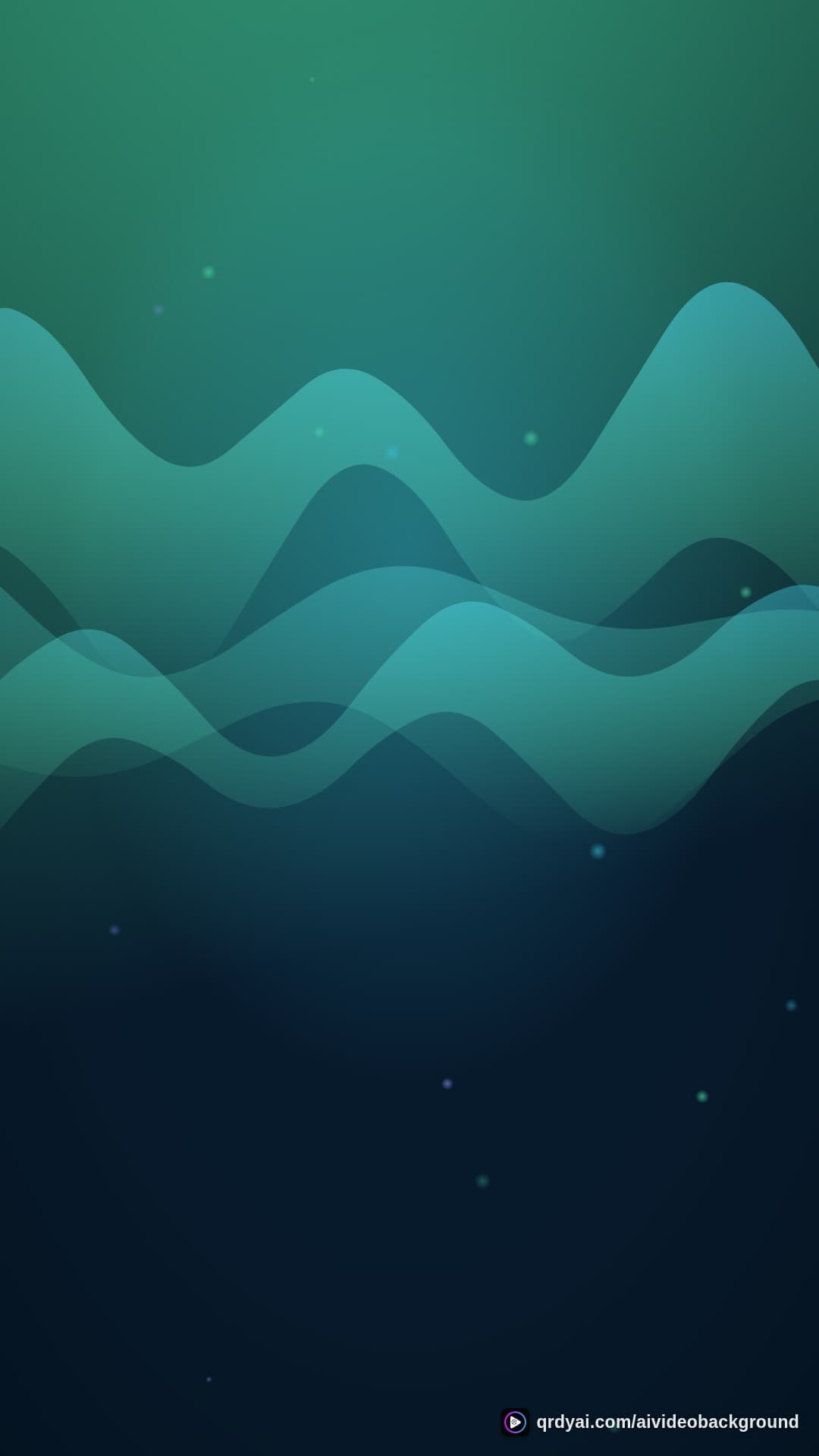 aurora breath portrait loop video background preview