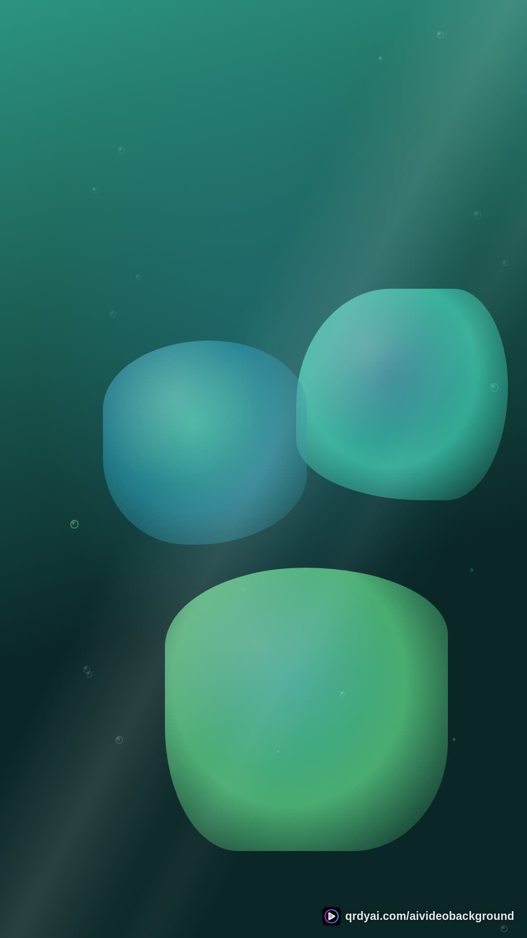 liquid bubble float portrait loop video background preview