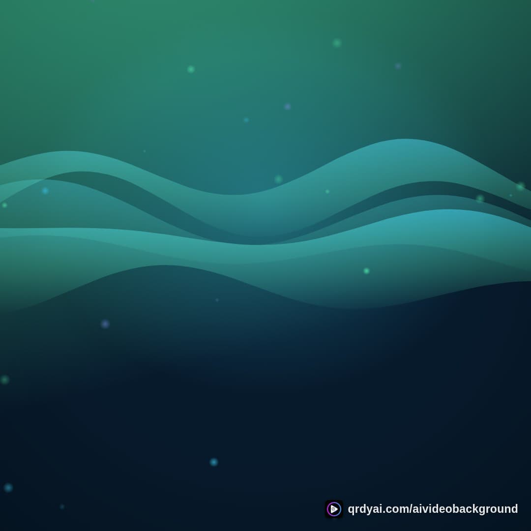 aurora breath square loop video background preview