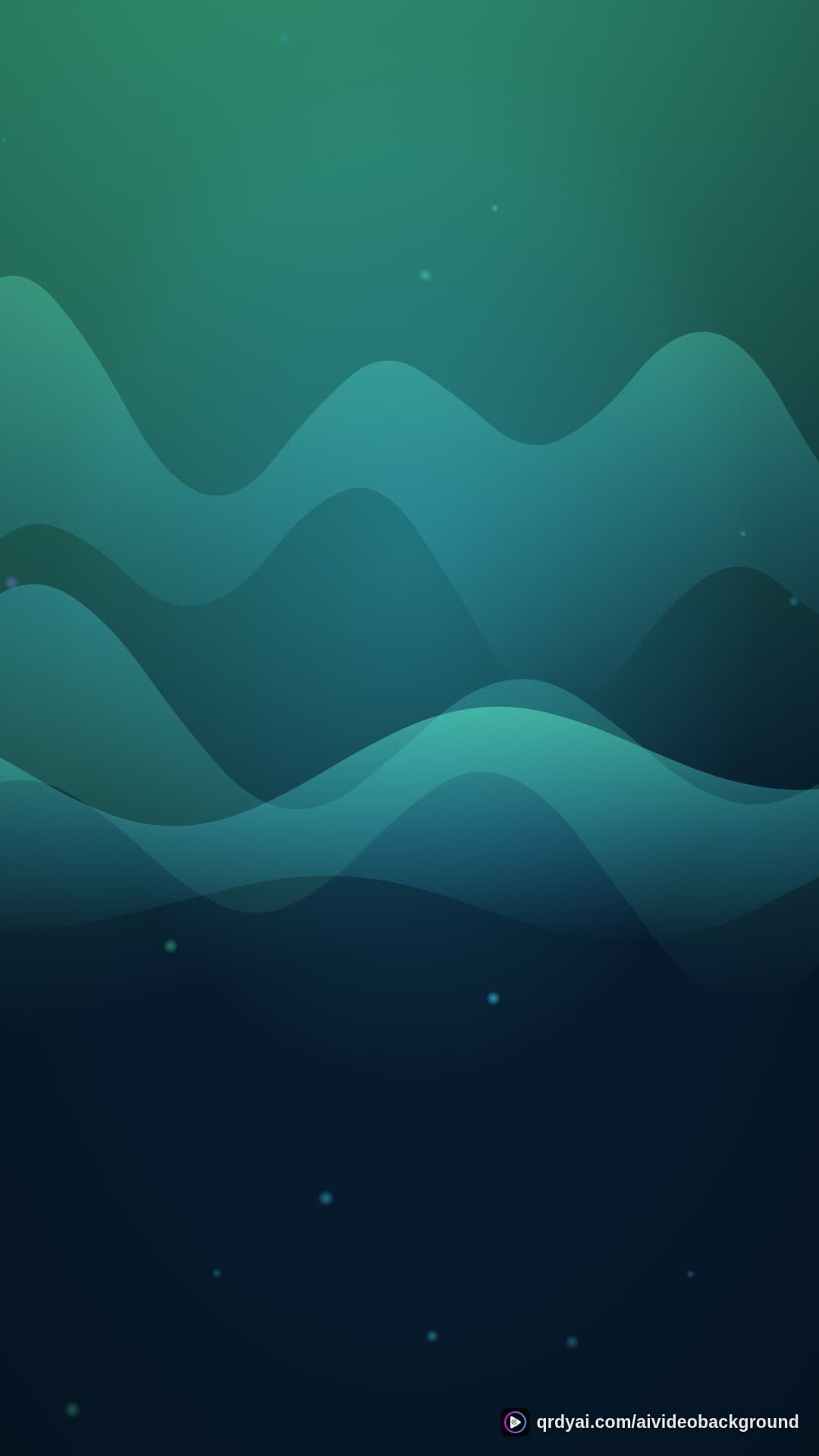 aurora breath portrait loop video background preview