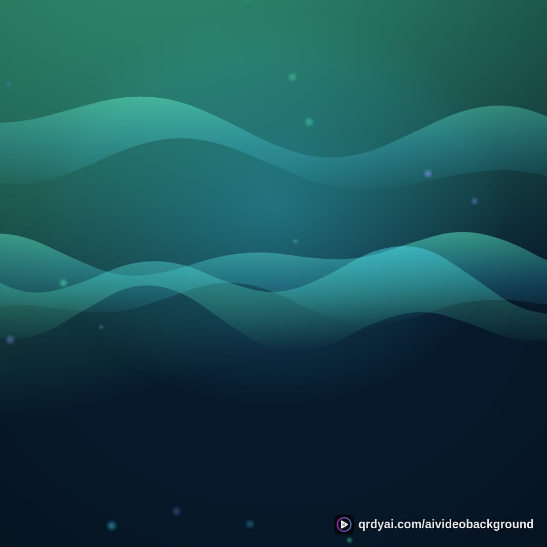 aurora breath square loop video background preview