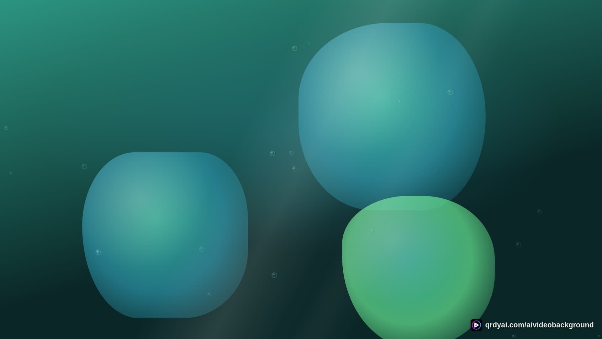 liquid bubble float landscape loop video background preview