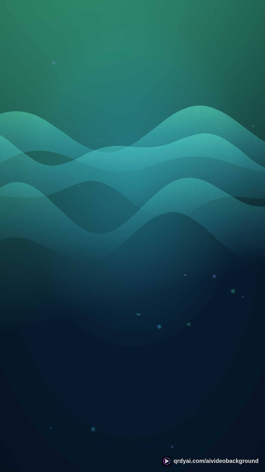 aurora breath portrait loop video background preview
