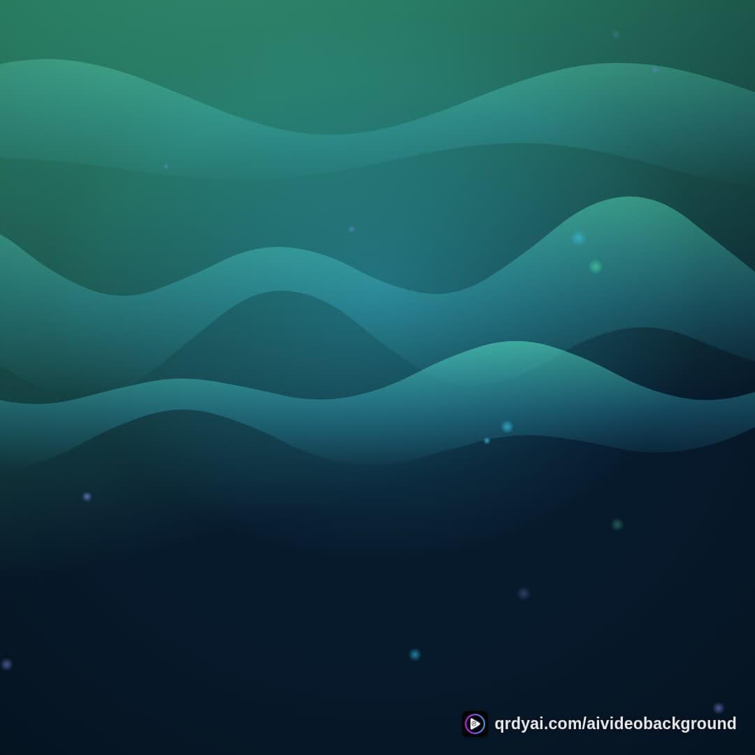 aurora breath square loop video background preview