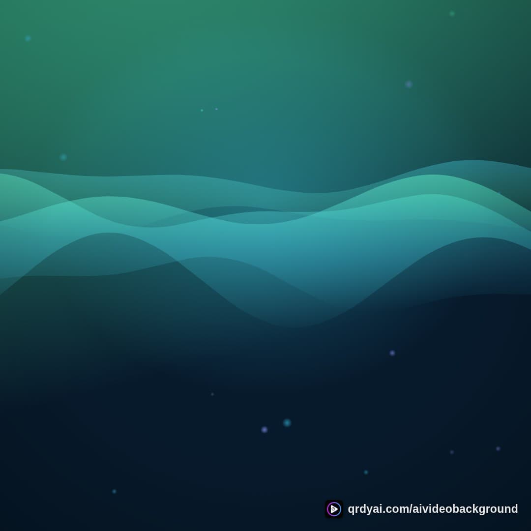aurora breath square loop video background preview