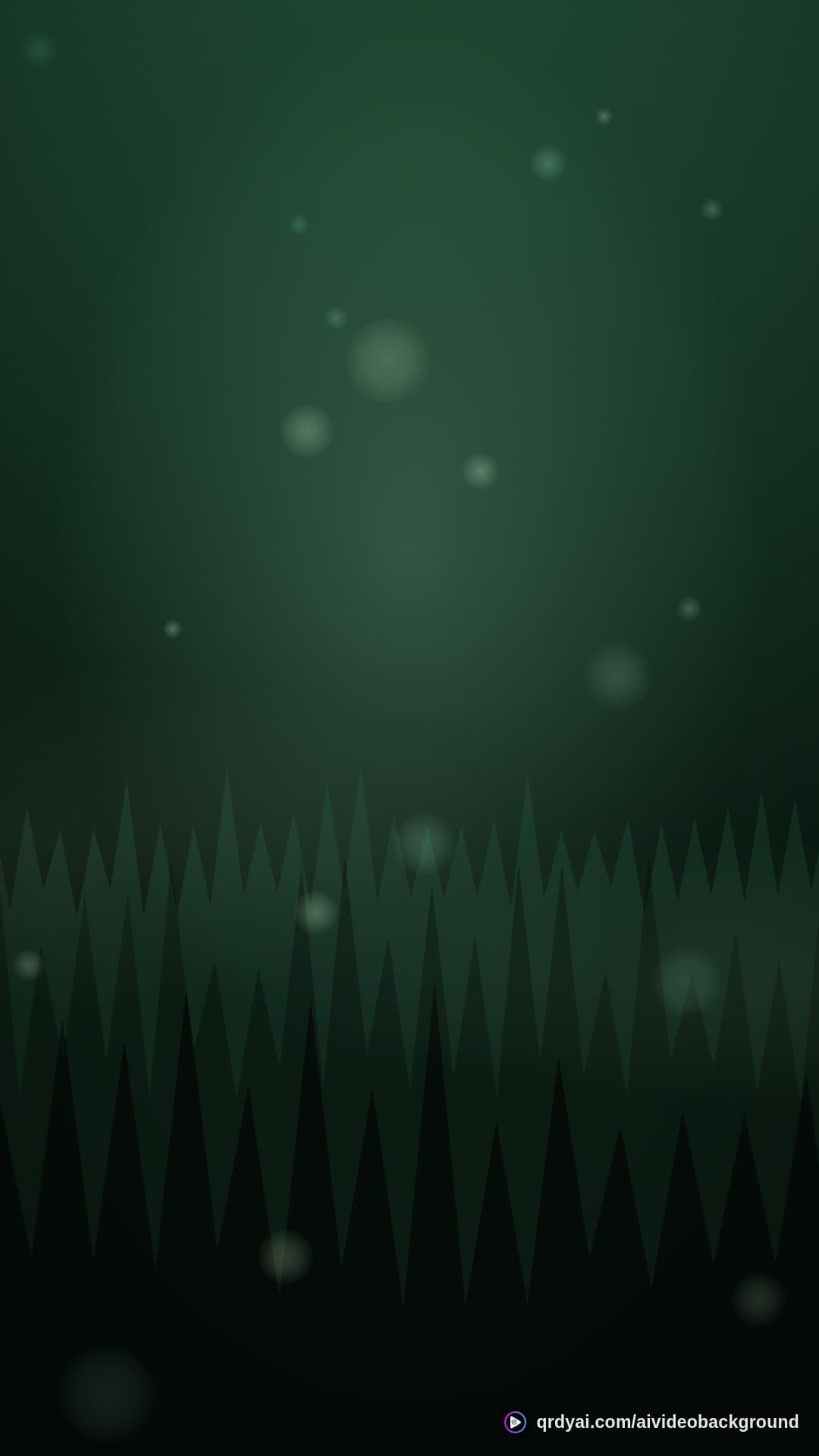 forest fireflies portrait loop video background preview