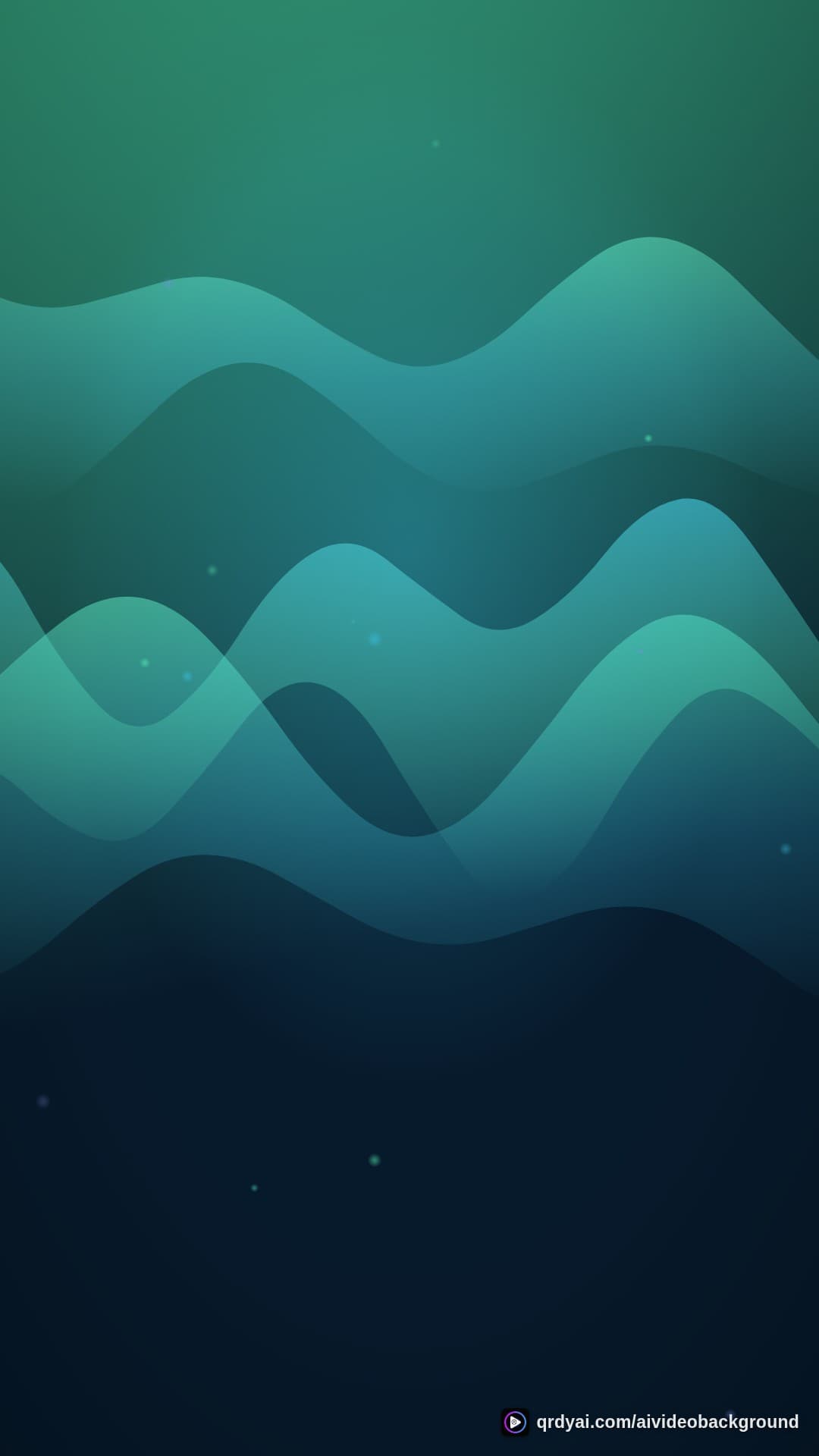 aurora breath portrait loop video background preview