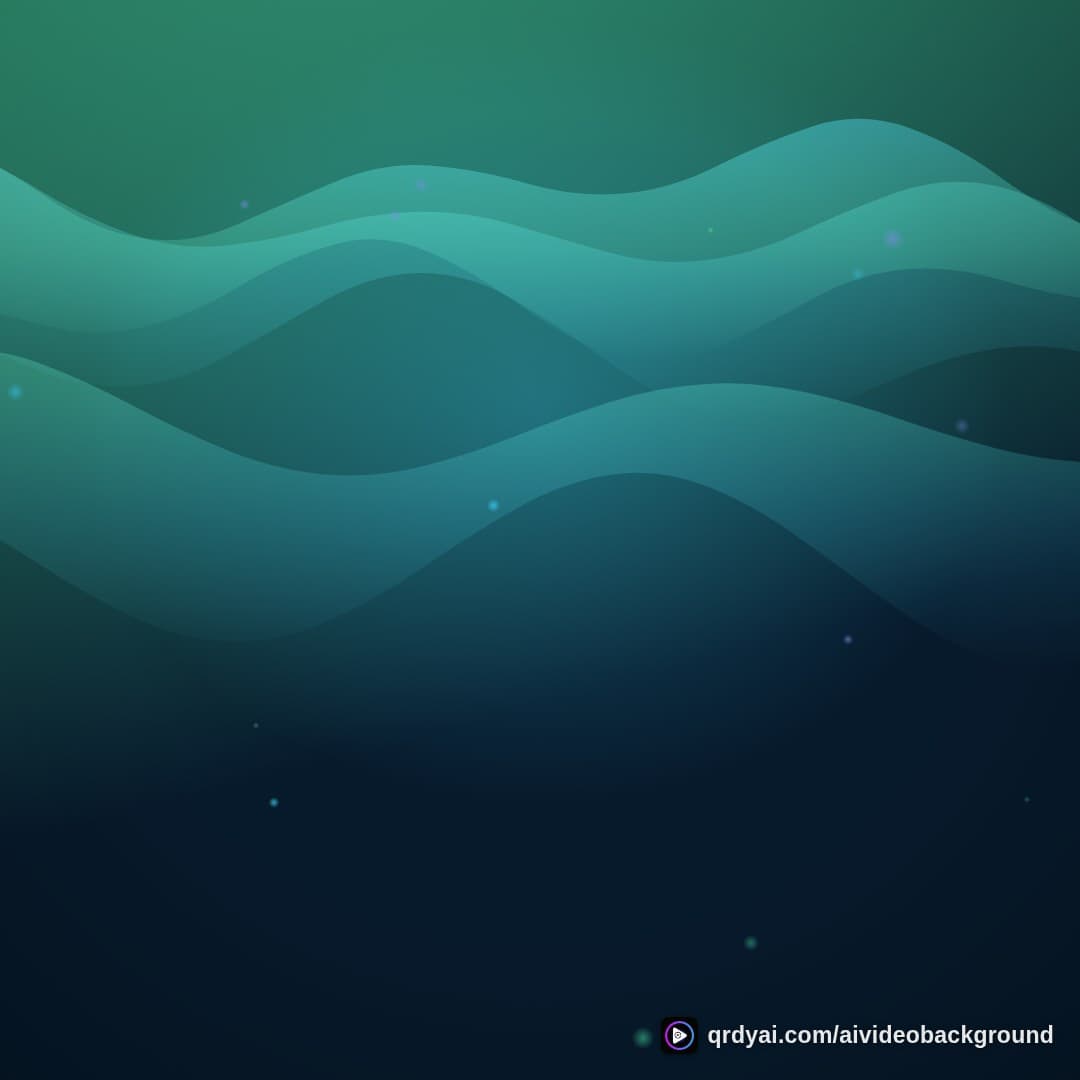 aurora breath square loop video background preview