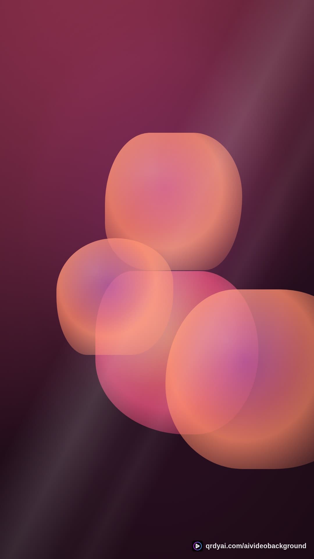 liquid melt portrait loop video background preview