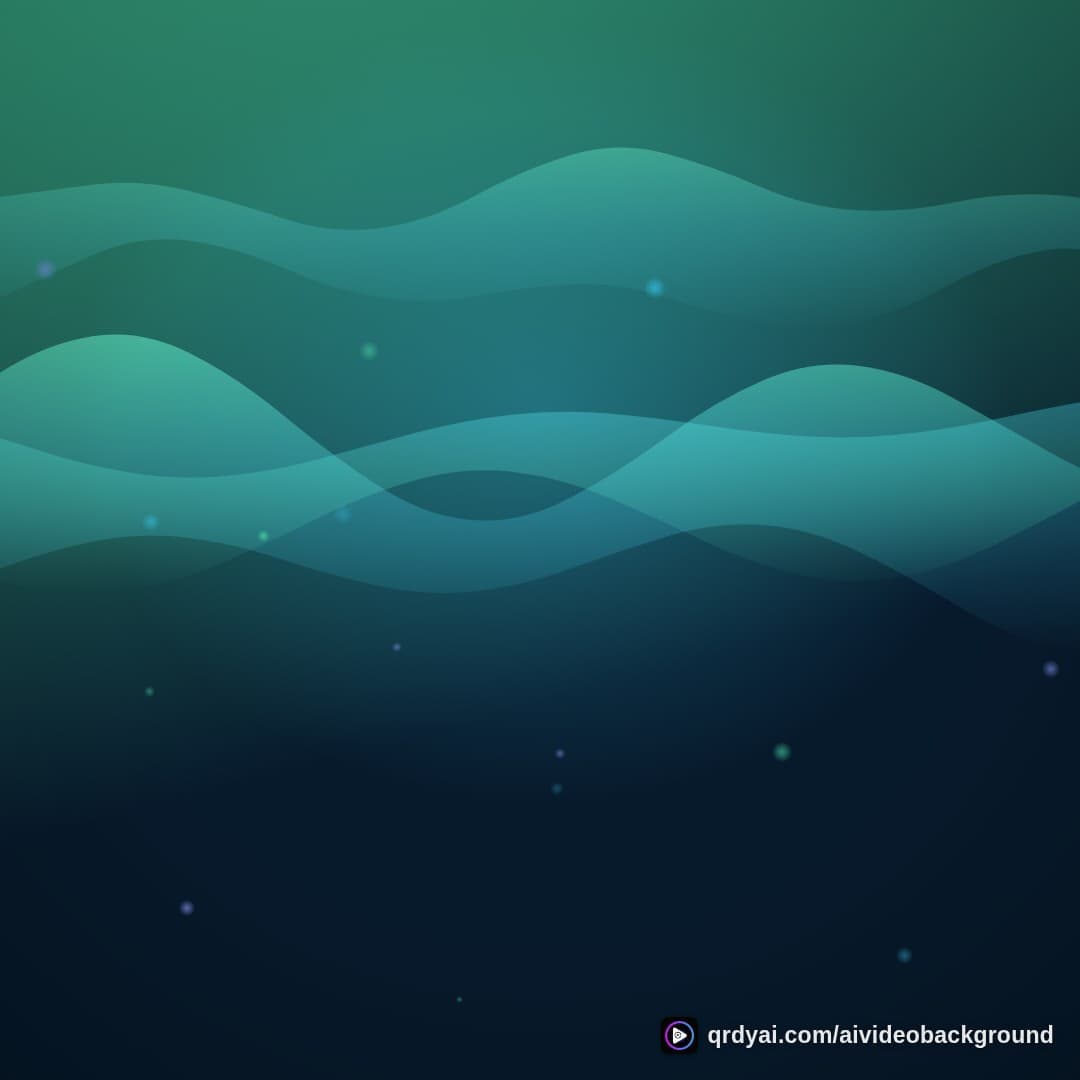 aurora breath square loop video background preview