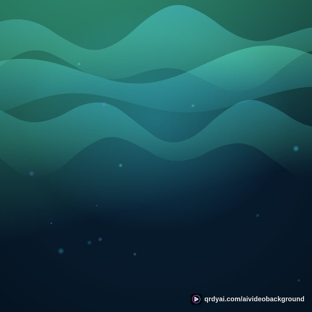 aurora breath square loop video background preview