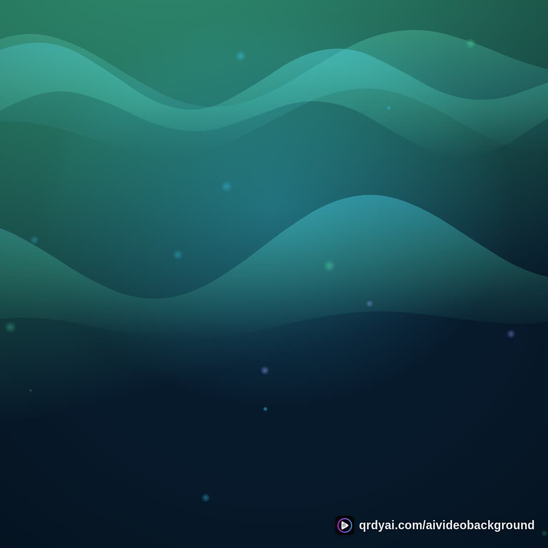 aurora breath square loop video background preview
