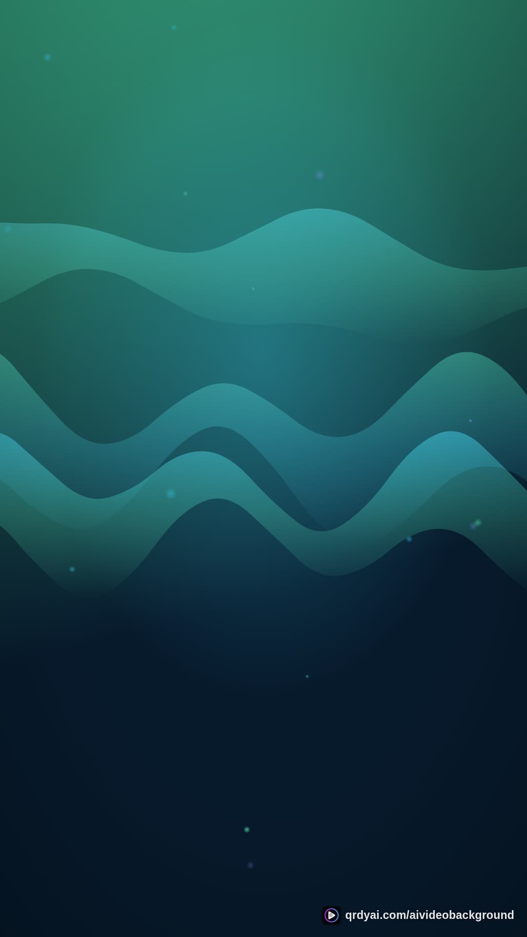 aurora breath portrait loop video background preview