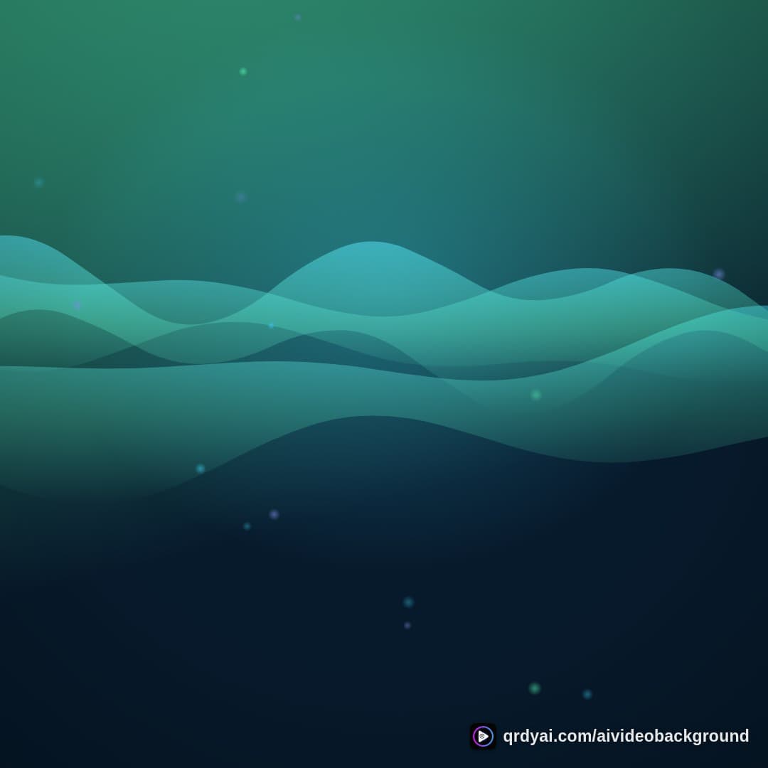 aurora breath square loop video background preview