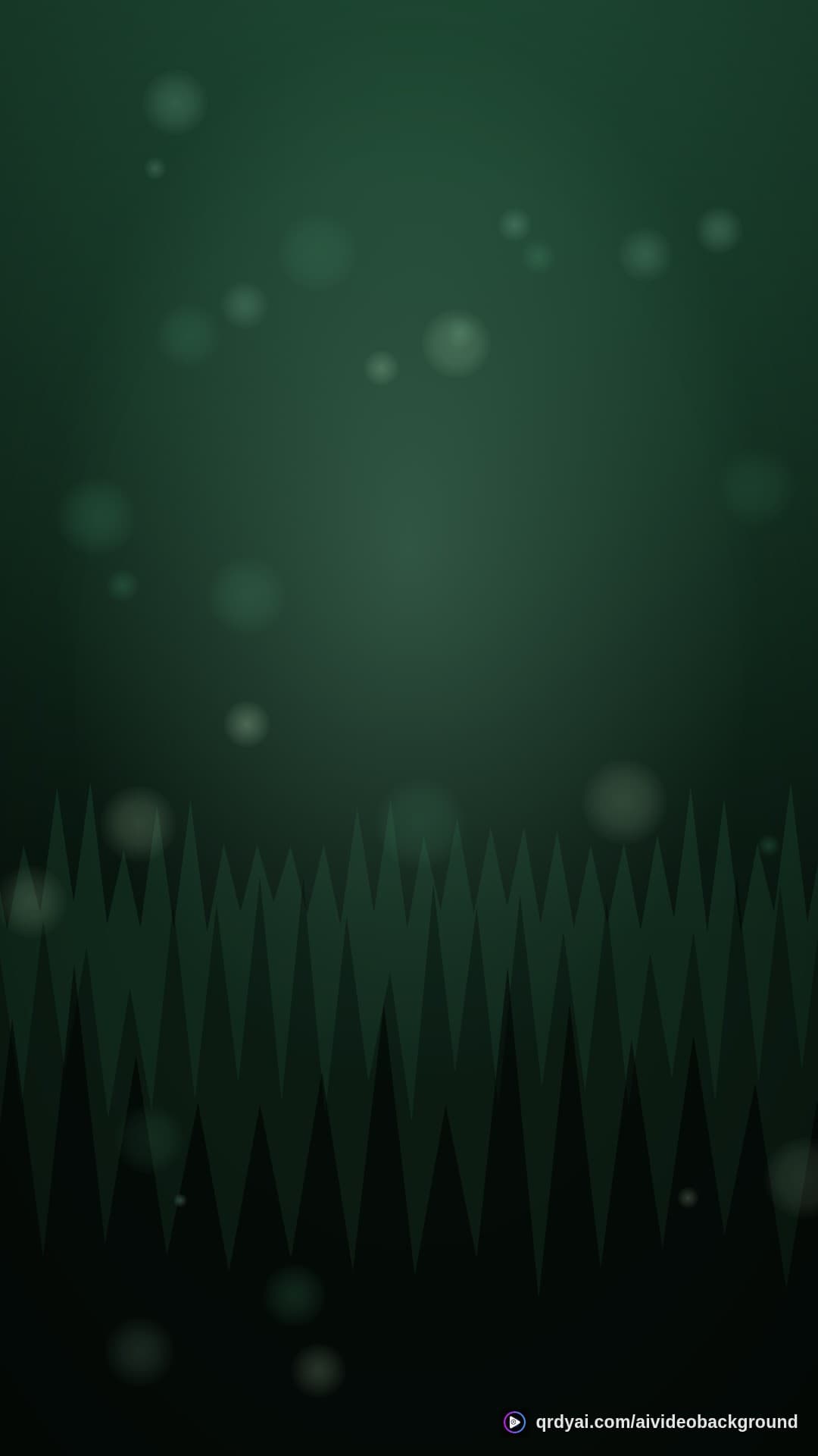 forest fireflies portrait loop video background preview