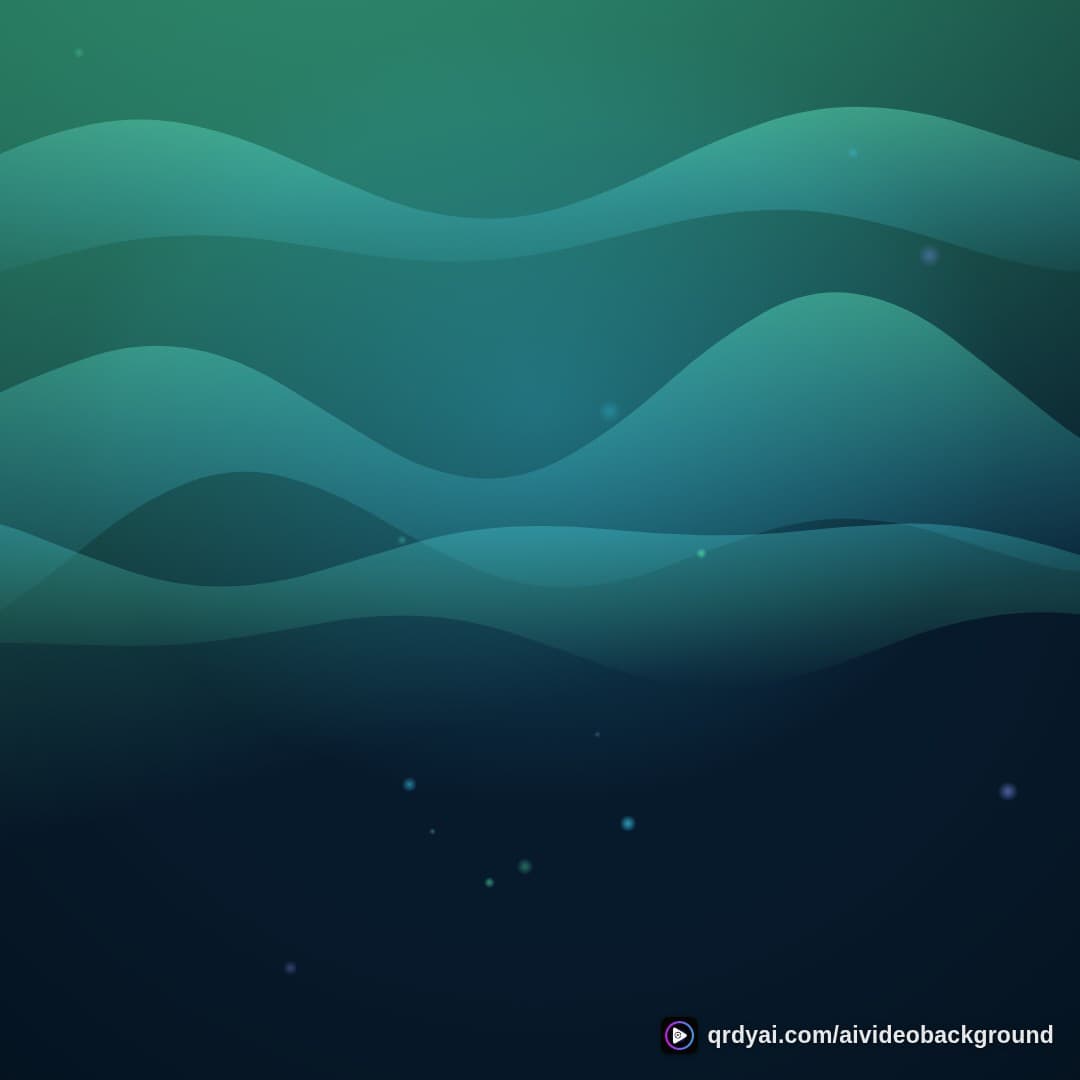 aurora breath square loop video background preview
