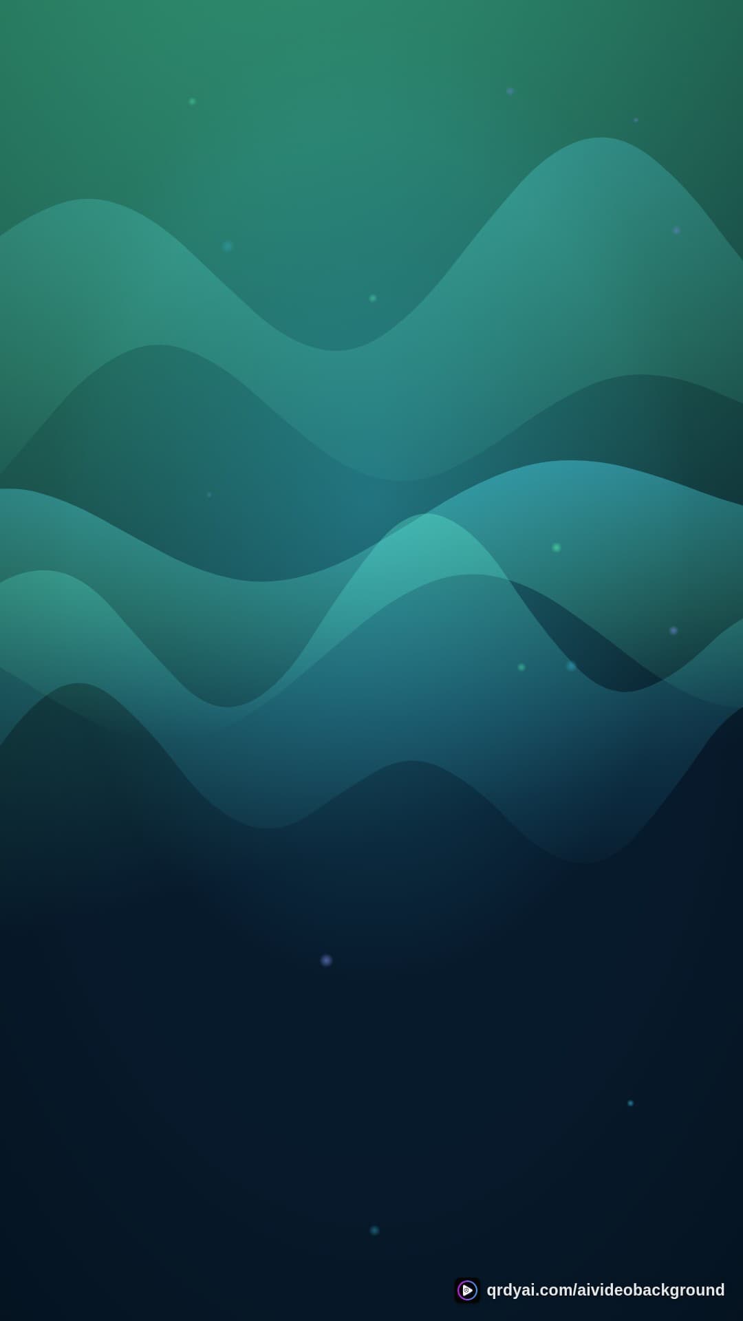 aurora breath portrait loop video background preview