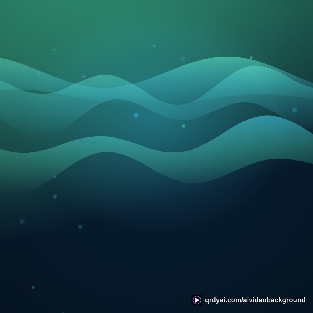 aurora breath square loop video background preview