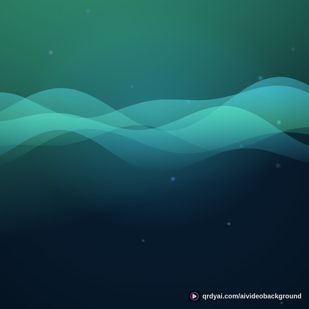 aurora breath square loop video background preview
