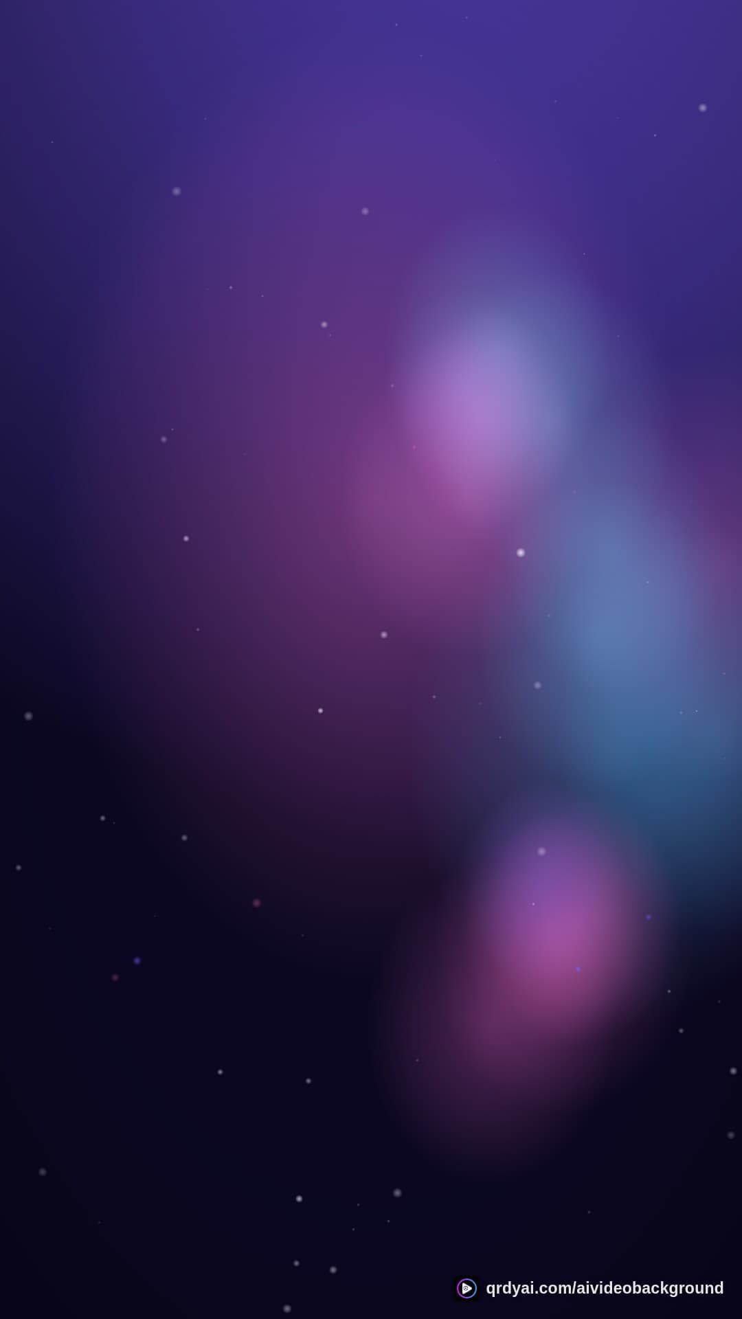 cosmos drift portrait loop video background preview